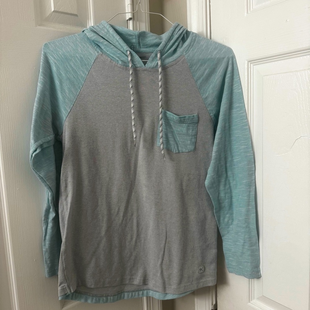 Buckle DepartWest Men’s Teal/Grey Sweatshirt| SZ Med